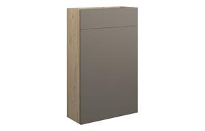 Clarence 500mm Slim WC Unit - Matt Stone (Oak Cab)
